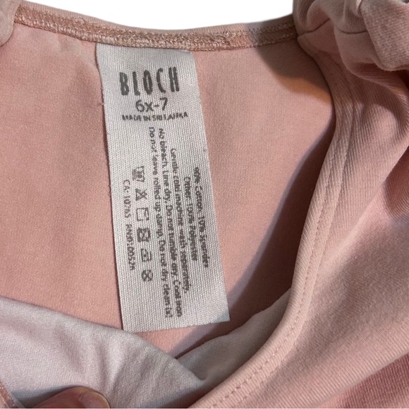 Bloch girls pink leotard size 6-7 - Picture 2 of 6